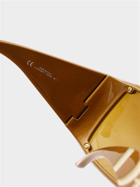 occhiali sole dior overshine 2|CHRISTIAN DIOR 2000's gold sunglasses Overshine 2.